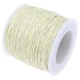 Wax cord 1.0 mm Cream yellow